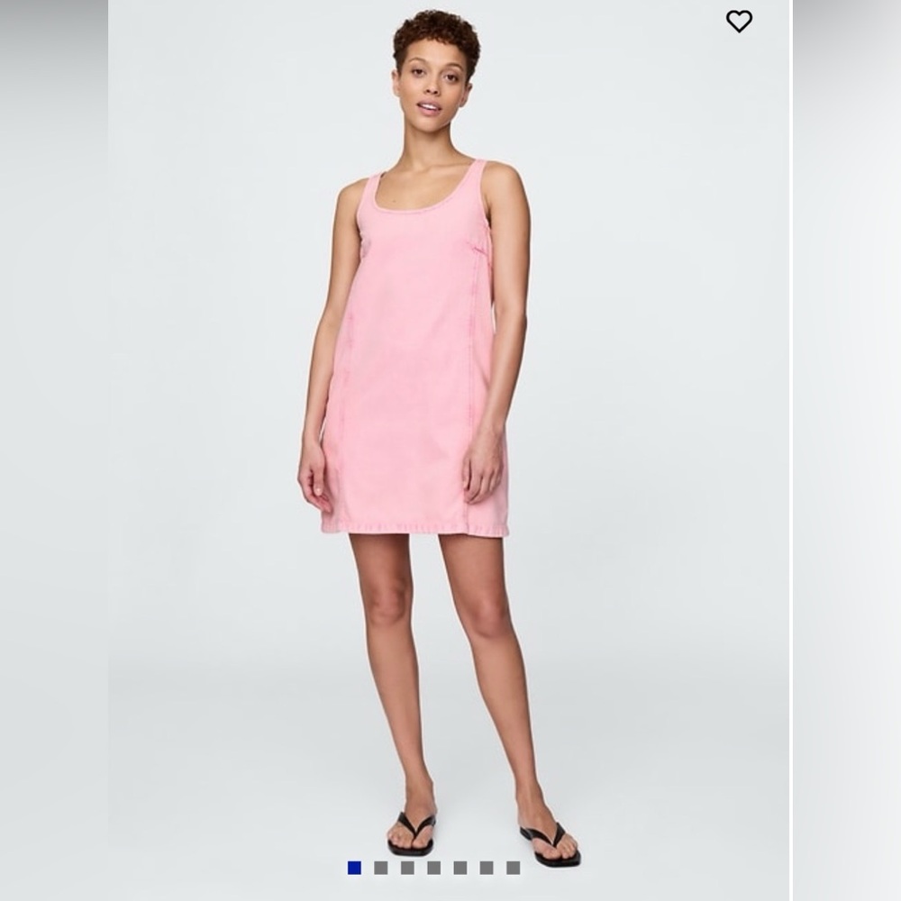 Pink Denim GAP Jumper Dress NWT roomy S
